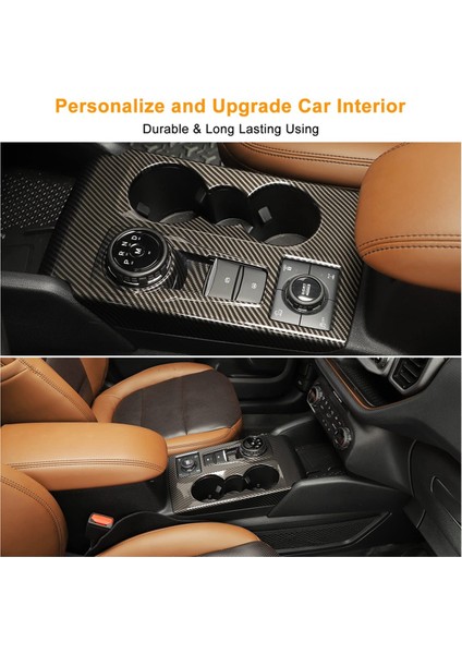 Ford Bronco Sport 2023 2024 Iç Aksesuarlar Için Orta Konsol Vites Paneli Kapağı Döşemesi (Yurt Dışından) modelleri