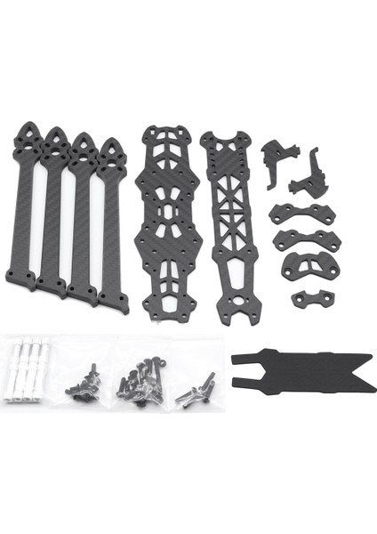 Mark4 7 Inç 295MM 5mm Kol ile Quadcopter Fpv Modifikasyonu Karbon Fiber 7 Inç Quadcopter Serbest Stil Çerçevesi (Yurt Dışından)