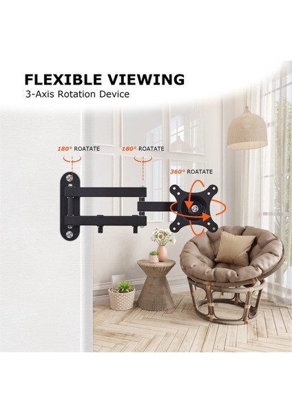 Echo Show 15 Için Montaj, Ayarlanabilir Show 15 Duvar Montaj Braketi, Yatay Veya Dikey Döndürülebilir, Uzatılabilir Duvar Montaj Standı (Yurt Dışından) fırsatları