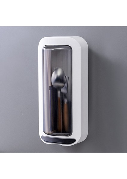 Döner Ev Tipi Çubuk Kafesi Yeni Mutfak Sofra Takımı Kaşık Rafı Delinmeyen Duvara Monte Drenajlı Çubuk Rafı-A (Yurt Dışından) fırsatları