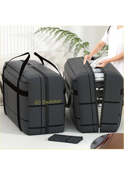 Büyük Kapasiteli Giysi Yorgan Saklama Çantası Taşınma Saklama Çantası Taşınabilir Elde Taşınabilir Toz Geçirmez Bagaj Çantası 40L (Yurt Dışından) fiyatları