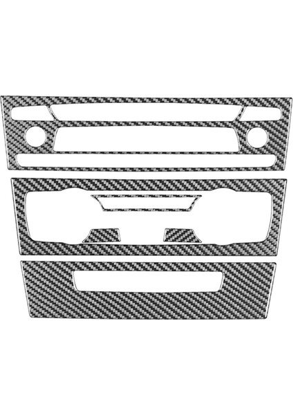 Bmw 1 Serisi E87 E81 E82 08-13 Için Karbon Fiber Lhd Orta Konsol Ac Radyo CD Düğmeleri Panel Döşeme Iç Aksesuarlar,c (Yurt Dışından)