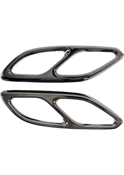 Mercedes Benz Cla Sınıfı C118 W118 2020-2023 Araba Kuyruk Susturucu Egzoz Borusu Kapağı Trim Dış Aksesuarlar - A (Yurt Dışından)