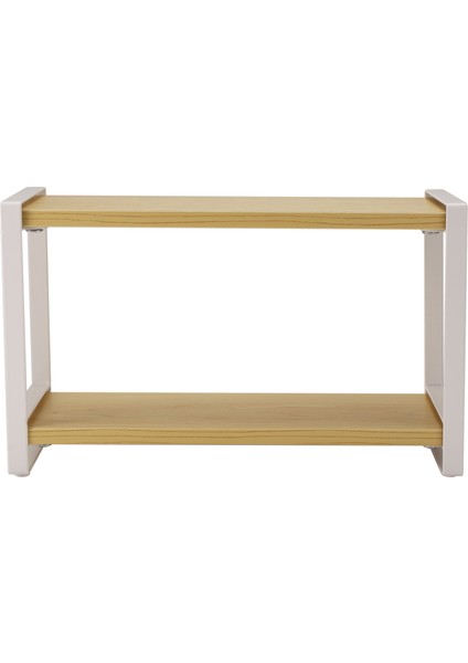 Çift Katmanlı Depolama Rafı Mutfak Baharat Tahtası Raf Ev Eşyaları Organizasyon Rafı Masa Çatal Bıçak Takımı Metal Tutucular (Yurt Dışından)