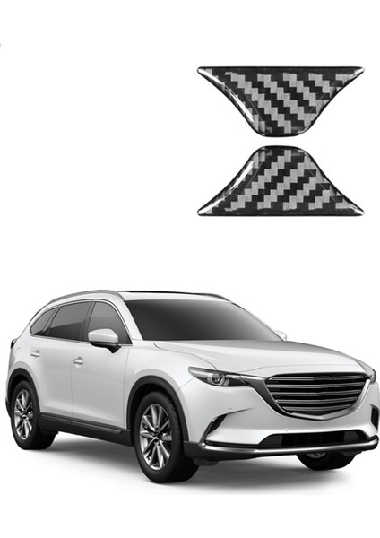 Mazda Cx9 Cx-9 2016-2022 Orta Konsol Bardak Tutucu Kapağı Döşeme Iç Aksesuarlar Için Gerçek Karbon Fiber (Yurt Dışından) fırsatları