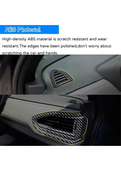 Subaru Forester 2025 Gösterge Paneli Yan Klima Havalandırma Çıkış Kapağı Trim Iç Aksesuarlar Karbon Fiber (Yurt Dışından) fırsatları