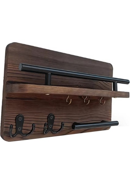Anahtar Tutucu Duvara Monte Palto Çantası Askısı Rafı Anahtar Dekoratif Kanca Giriş Yolu Çamurluk Koridor Banyo Ev Dekoru A (Yurt Dışından)