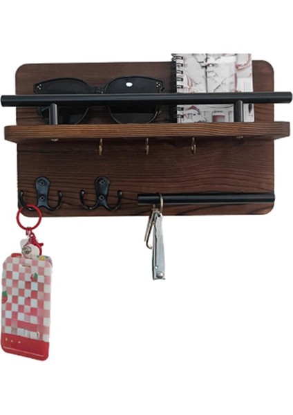 Anahtar Tutucu Duvara Monte Palto Çantası Askısı Rafı Anahtar Dekoratif Kanca Giriş Yolu Çamurluk Koridor Banyo Ev Dekoru A (Yurt Dışından) modelleri