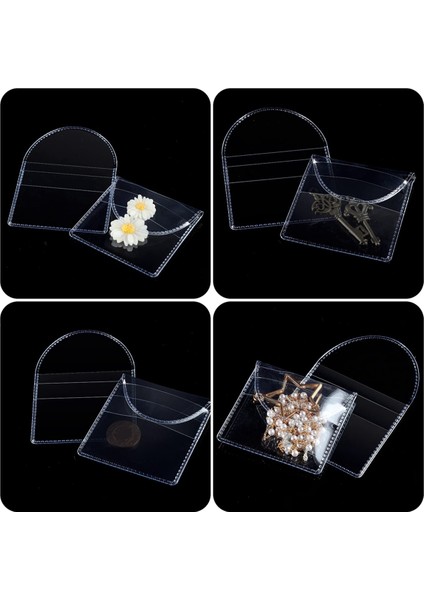 100 Adet Tek Cepli Madeni Para Çevirme, 2 Inç Bireysel Şeffaf Plastik Kovan Tutucular Madeni Para Tutucu Küçük Madeni Para Kovanları (Yurt Dışından) fırsatları