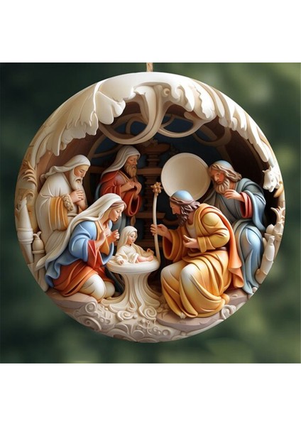 Noel Süslemeleri Doğum Sahnesi Süslemeleri, Doğum Sahnesi Asmaları, Düz 3D Efektli Noel Asmaları (Yurt Dışından) fiyatları