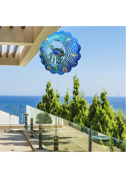 Deniz Kaplumbağası Rüzgar Döndürücüler 3D Asılı Rüzgar Döndürücü Deniz Kaplumbağası Süsü Hediyeleri, Ev Dekorasyonu Için Metal Rüzgar Kinetik Heykeli (Yurt Dışından) fırsatları