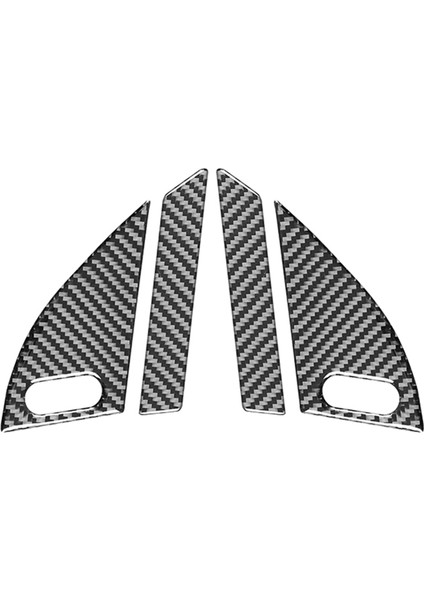 Dodge Charger 2015-2023 Kapı Üçgen Pencere Sütun Kapağı Döşeme Iç Aksesuarlar Için Karbon Fiber (Yurt Dışından)