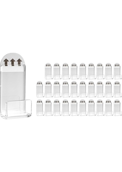 Akrilik Vinil Plak Askı Rafı Duvara Monte 30 Adet Kendinden Yapışkanlı Vinil Plak Duvar Sergileme Rafı Vinil Depolama Rafı (Yurt Dışından)