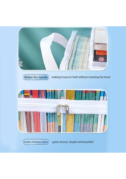 Büyük Şeffaf Seyahat Saklama Çantası Su Geçirmez Şeffaf Saklama Çantası Saplı, Fermuarlı Saklama Çantası Organizasyon Için D (Yurt Dışından) fiyatları