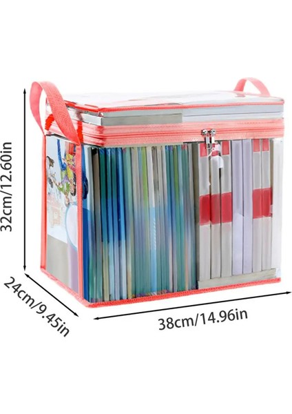 Büyük Şeffaf Seyahat Saklama Çantası Su Geçirmez Şeffaf Saklama Çantası Saplı, Fermuarlı Saklama Çantası Organizasyon Için D (Yurt Dışından) modelleri