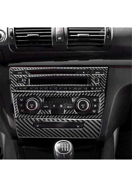 Bmw 1 Serisi E87 E81 E82 08-13 Için Karbon Fiber Lhd Orta Konsol Ac Radyo CD Düğmeleri Panel Döşeme Iç Aksesuarlar,c (Yurt Dışından) modelleri