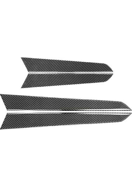 Mercedes-Benz C Sınıfı W204 07-13 Için Karbon Fiber Iç Kapı Paneli Kapağı Döşemesi (Yurt Dışından)