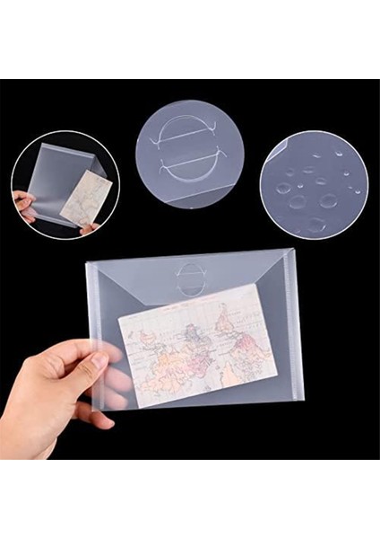 20 Adet Şeffaf Damga ve Kalıp Saklama Çantası, 5 x 7 Inç Kalıp Saklama, Kalıp Kesimleri, Şablon Albümü, Damga Scrapbooking (Yurt Dışından)