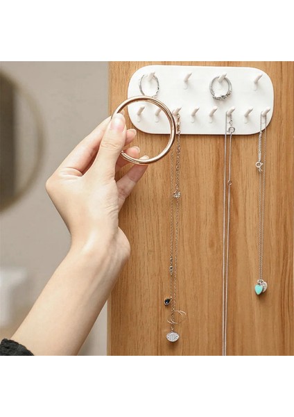 Duvar Askısı Depolama Mücevher Sergileme Mücevher Kancaları Tutucu Depolama Düzenleyici Küpe Yüzük Kolye Askısı (Yurt Dışından) modelleri