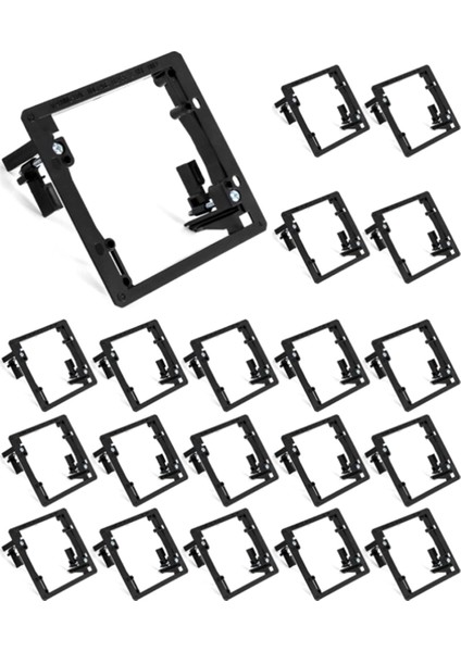 2gang Çok Amaçlı Alçıpan Panel Düşük Voltajlı Montaj Braketi Ekipmanı Telefon Hatları, Ağ Kabloları Için, 20 Adet (Yurt Dışından)