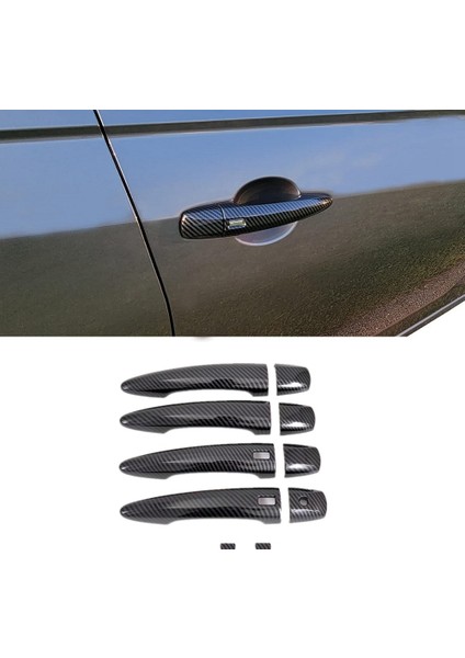 Nissan Pathfinder 2024 Rogue X-Trail 2021-2024 Lhd Abs Karbon Fiber Araba Dış Kapı Kolu Kapağı Trim Aksesuarları (Yurt Dışından) fiyatları