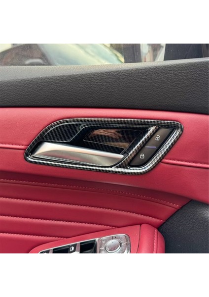 Mg Hs 2020-2024 Abs Karbon Fiber Araba Iç Kapı Kolu Kapağı Trim Koruyucu Iç Aksesuarlar (Yurt Dışından) fiyatları