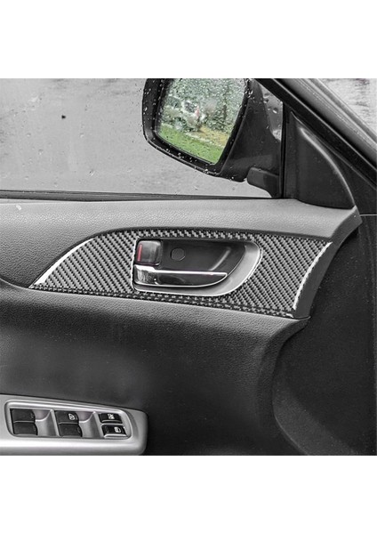 Subaru Impreza 2009 2010 2011 Araç Iç Kapı Kolu Paneli Kapağı Döşeme Iç Aksesuarlar Için Karbon Fiber (Yurt Dışından) modelleri