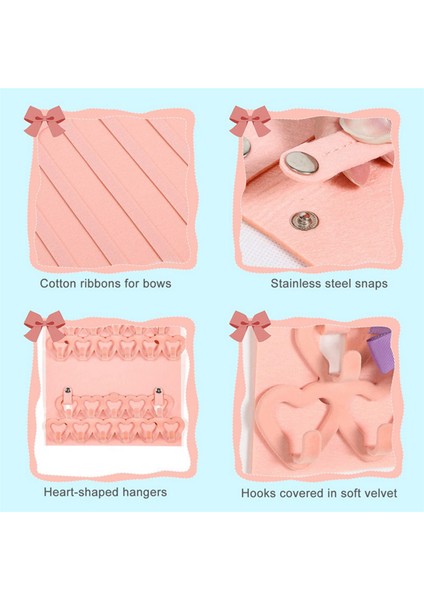 Kızlar Için Fiyonk Düzenleyici, Saç Fiyonkları Tutucu Büyük Keçe Saç Tokaları Saklama Askısı, Bebek Saç Aksesuarı Düzenleyici (Yurt Dışından) fiyatları