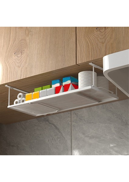 Ayarlanabilir Dolap Altı Rafı, Ofis Için Masa Altı Depolama Uzun Klipsleri, Gardıroplar Için Metal Raf Altı Depolama-B (Yurt Dışından) fiyatları