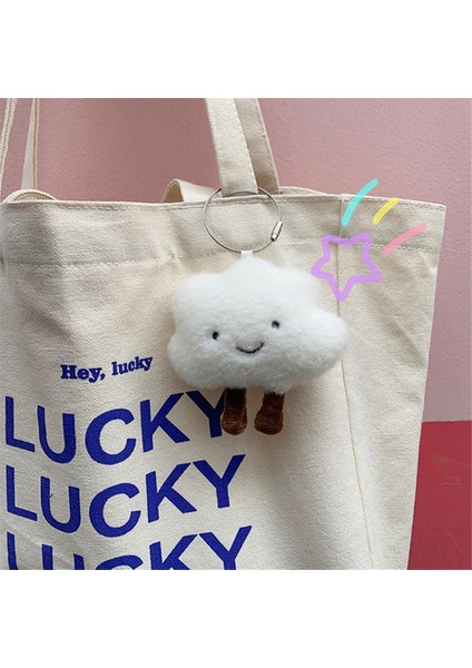 Sevimli Peluş Renkli Bulut Kolye, Anahtarlık, Sırt Çantası Aksesuar Kolye, Bebek, Çift Anahtarlık (Yurt Dışından) modelleri