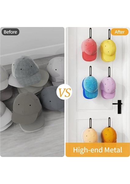 Duvara Şapka Askısı 6 Paket, Duvara Şapka Kancaları, Duvara Metal Beyzbol Şapka Askısı, Beyzbol Şapkaları Için Şapka Depolama (Yurt Dışından) fırsatları
