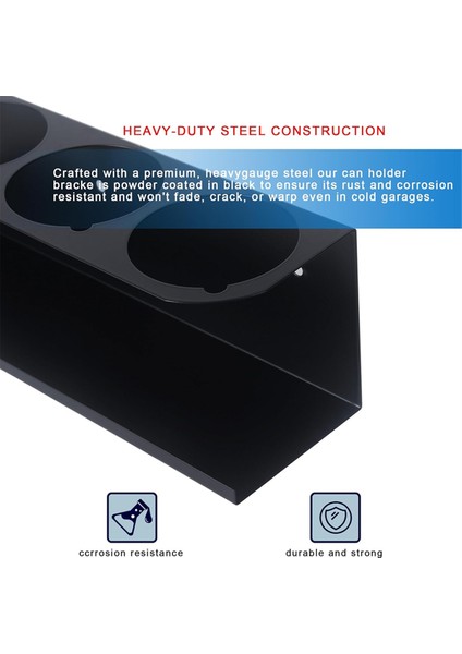 Garaj ve Çalışma Alanı Için 2 Paket Sprey Kutusu Tutucu Düzenleyici, Duvara Monte Metal Aerosol Kutusu Tutucu, Sprey Boya Kutusu Tutucu (Yurt Dışından) modelleri