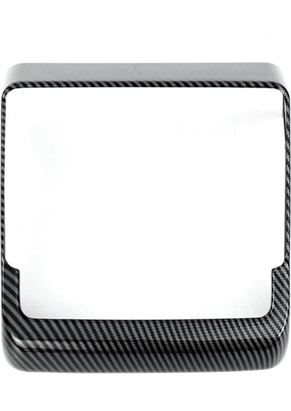 Tesla Model 3 Highland 2024 Abs Karbon Fiber Arka Ekran Çerçevesi Için Arka Klima Havalandırma Kapağı Iç Aksesuarları (Yurt Dışından)