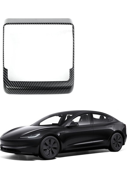 Tesla Model 3 Highland 2024 Abs Karbon Fiber Arka Ekran Çerçevesi Için Arka Klima Havalandırma Kapağı Iç Aksesuarları (Yurt Dışından) fiyatları