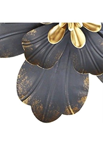 Metal Çiçek Duvar Sanatı Dekoru, Rustik Modern Çiçek Heykeli, 3D Duvar Sanatı Duvar Asılı Dekorasyonu Iç Mekan Oturma Odası Için (Yurt Dışından) fırsatları