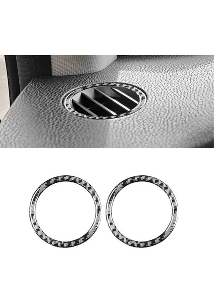 Acura Tsx 2009-2014 Karbon Fiber Orta Konsol Gösterge Paneli Yan Hava Çıkış Halkası Trim Iç Aksesuarlar (Yurt Dışından) modelleri