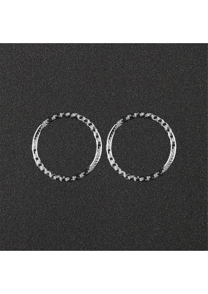 Acura Tsx 2009-2014 Karbon Fiber Orta Konsol Gösterge Paneli Yan Hava Çıkış Halkası Trim Iç Aksesuarlar (Yurt Dışından) fırsatları