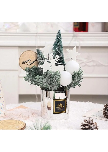 Yapay Saksı Noel Ağacı Masaüstü Minyatür Noel Ağaçları Masaüstü Minyatür Noel Ağaçları Sahte Saksı Noel (Yurt Dışından) fırsatları