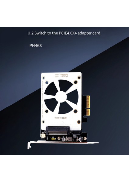 U.2 Ssd'den Pcıe4.0 Yükseltici Kartına Pcı Express 4.0 X4 X8 X16 SFF-8639 Genişletme Kartı Windows8/10/linux Için (Yurt Dışından)