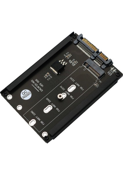 M.2 Ngff Anahtar B'den 2.5 Inç Sata Iıı Adaptör Kartına + Ngff M.2 2230 2242 2260 2280 Sabit Disk Adaptör Kartı Için Çerçeve Braketi (Yurt Dışından)