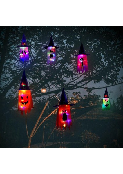 Cadılar Bayramı Dekorasyonu Cadı Şapkası, Asılı Işıklı Cadı Şapkası Dekorasyonu, Cadılar Bayramı Iç Mekan Dış Mekan Bahçe Dekorasyonu (Yurt Dışından) fiyatları