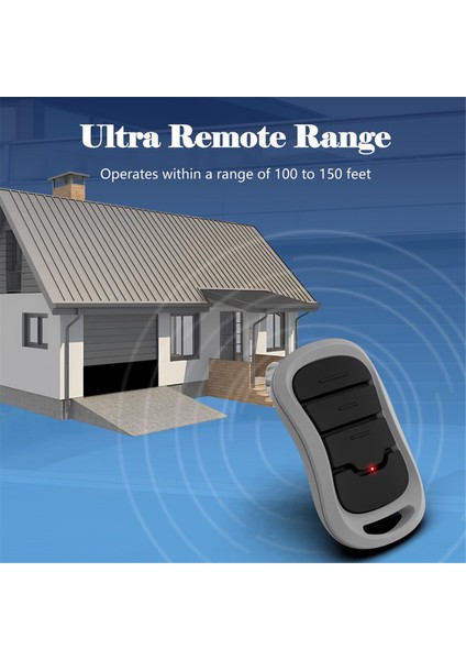 Tüm Genie Intellicode Garaj Kapısı Açıcıları Için Genie Intellicode Garaj Kapısı Uzaktan Kumandası Için 2 Adet, G3T-BX G3T-R 3 Düğmeli Garaj (Yurt Dışından)