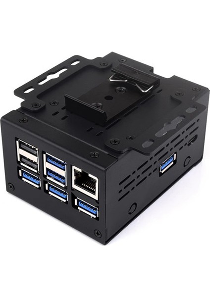 Raspberry Pi5/5b Endüstriyel Sınıf Büyük Alan Kasası D Aktif Soğutucu Pcle/poe Hat Genişletme Kartı Için (Yurt Dışından)