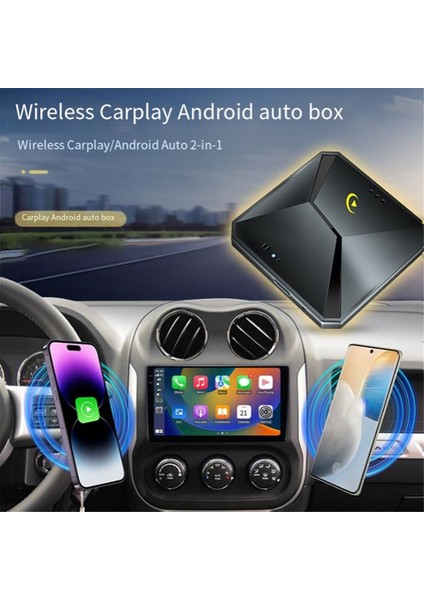 Araba Adaptörü 2 Ln 1 Kablosuz Carplay Android Adaptörü Kablosuz Adaptör Carplay Android Auto Box Adaptörü (Yurt Dışından) modelleri