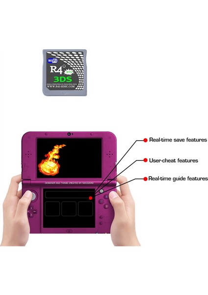 R4 Oyun Kartı Rts R4I R4I-SDHC Yakma Kartı Yükseltme Devrimi 3DSLL/N3DS/NDSI Xl/ndsi/ndsl/nds Için (Yurt Dışından)