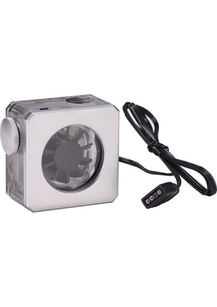 Su Soğutma Akış Ölçer Rgb Su Akış Ölçer G1/4 Inç Akış Ölçer Sistemi Pc Oyunları Için Su Soğutma Binası Gümüş (Yurt Dışından)