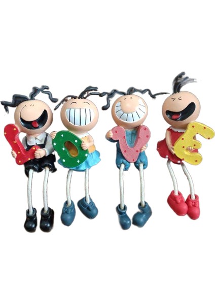 Uzun Bacaklı Bebek Heykelleri, Aşk Oturan Bacak Kukla Oturanlar Sanatçı Koleksiyonu Sarkan Heykelcik Reçine Dekoratif Süs (Yurt Dışından)