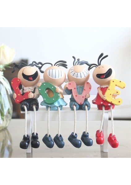 Uzun Bacaklı Bebek Heykelleri, Aşk Oturan Bacak Kukla Oturanlar Sanatçı Koleksiyonu Sarkan Heykelcik Reçine Dekoratif Süs (Yurt Dışından) fiyatları