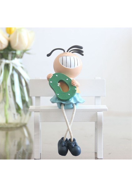 Uzun Bacaklı Bebek Heykelleri, Aşk Oturan Bacak Kukla Oturanlar Sanatçı Koleksiyonu Sarkan Heykelcik Reçine Dekoratif Süs (Yurt Dışından) modelleri