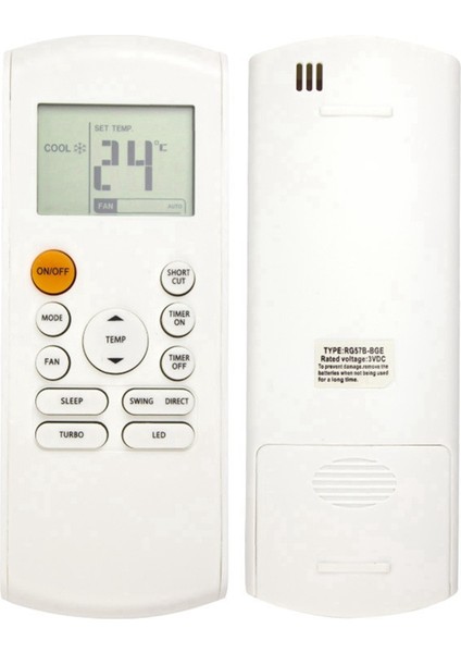 Midea Için Klima Uzaktan Kumandası Değişimi Ingilizce Klima Uzaktan Kumandası RG57B-BGE (Yurt Dışından) modelleri